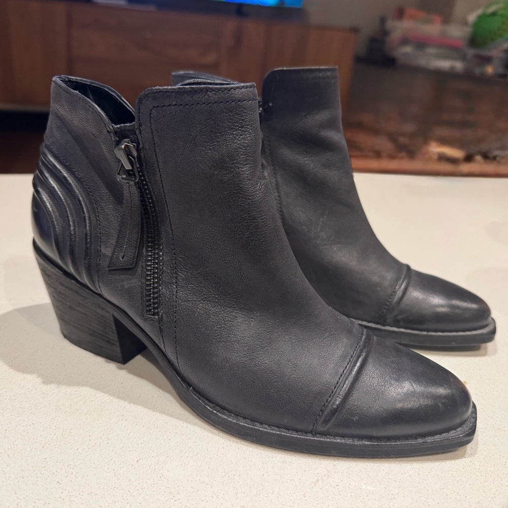 Paul Green Diandra Black Ankle Booties - Picture 2 of 9
